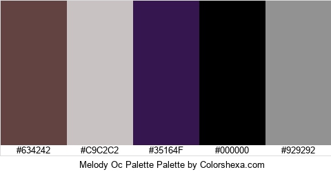 Melody Oc Palette Colors Logo