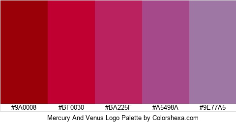 Mercury And Venus Logo Colors Logo