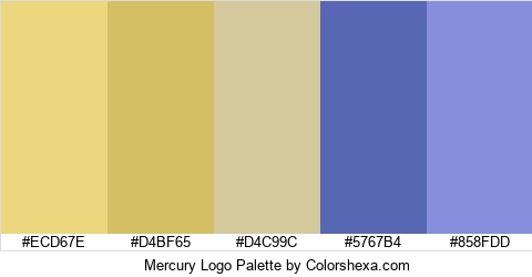 Mercury Logo Colors Logo
