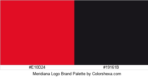 Meridiana Logo Brand Colors Logo