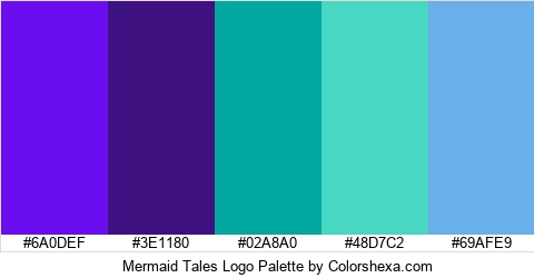 Mermaid Tales Logo Colors Logo
