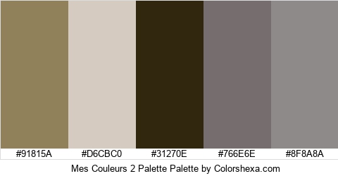 Mes Couleurs 2 Palette Colors Logo