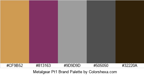 Metalgear Pt1 Brand Colors Logo