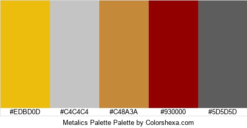 Metalics Palette Colors Logo