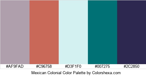 Mexican Colonial Color Colors Logo
