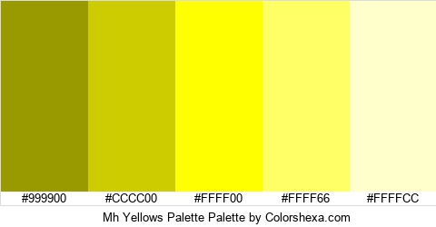 Mh Yellows Palette Colors Logo