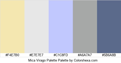 Mica Virago Palette Colors Logo