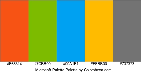 Microsoft Palette Colors Logo