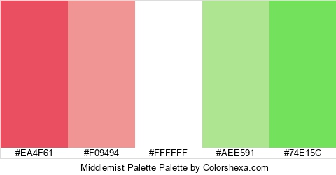 Middlemist Palette Colors Logo