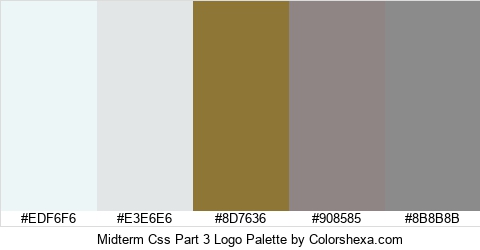 Midterm Css Part 3 Logo Colors Logo