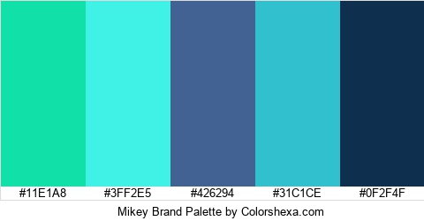 Mikey Brand Colors Logo