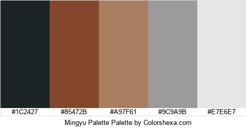 Mingyu Palette Colors Logo