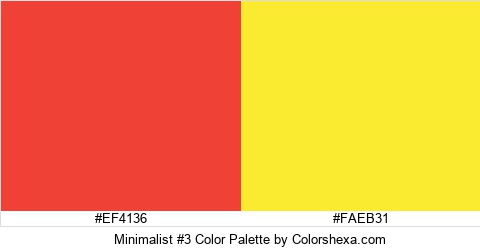 Minimalist #3 Color Colors Logo