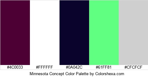 Minnesota Concept Color Colors Logo