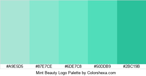 Mint Beauty Logo Colors Logo