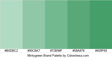 Mintygreen Brand Colors Logo