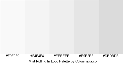Mist Rolling In Logo Colors Logo