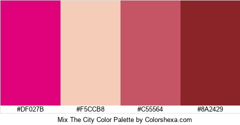 Mix The City Color Colors Logo