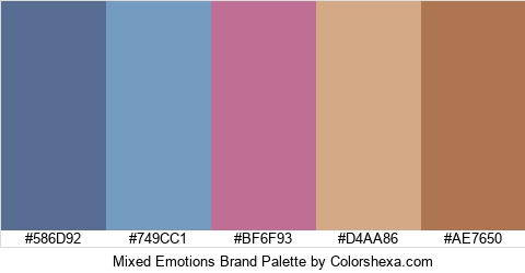 Mixed Emotions Brand Colors Logo