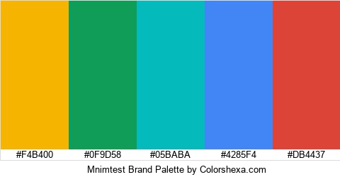 Mnimtest Brand Colors Logo