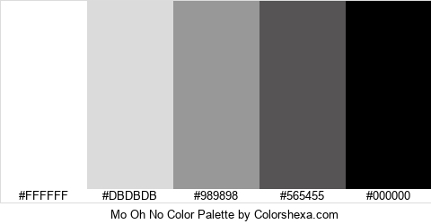 Mo Oh No Color Colors Logo