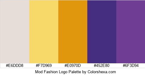 Mod Fashion Logo Colors Logo