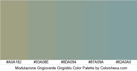 Modulazione Grigioverde Grigioblu Color Colors Logo