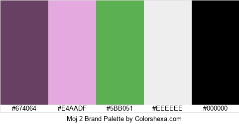 Moj 2 Brand Colors Logo