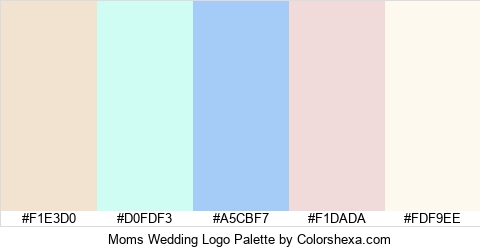 Moms Wedding Logo Colors Logo