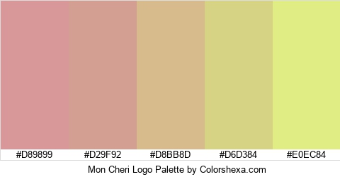 Mon Cheri Logo Colors Logo