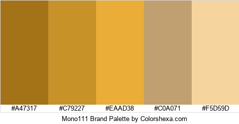 Mono111 Brand Colors Logo