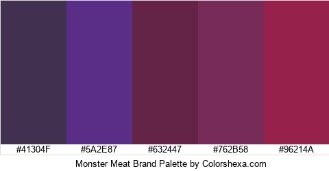 Monster Meat Brand Colors Logo