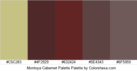 Montoya Cabernet Palette Colors Logo