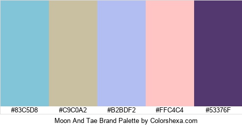 Moon And Tae Brand Colors Logo