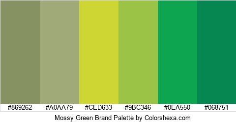Mossy Green Brand Colors Logo