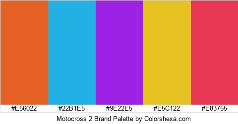 Motocross 2 Brand Colors Logo