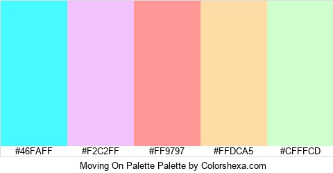 Moving On Palette Colors Logo