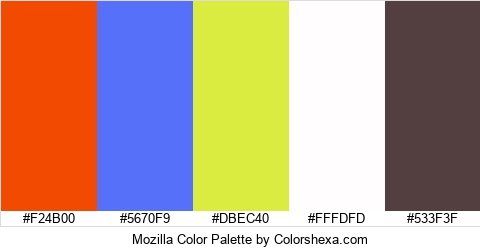 Mozilla Color Colors Logo