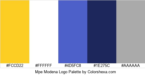 Mpe Modena Logo Colors Logo