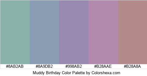 Muddy Birthday Color Colors Logo