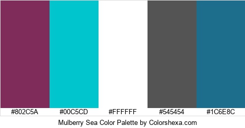 Mulberry Sea Color Colors Logo
