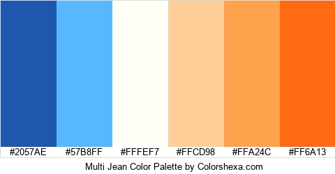 Multi Jean Color Colors Logo