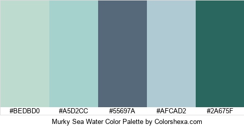 Murky Sea Water Color Colors Logo
