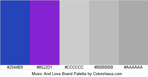 Music And Love Brand Colors Logo