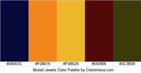 Muted Jewels Color Colors Logo