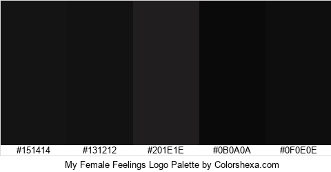 My Female Feelings Logo Colors Logo