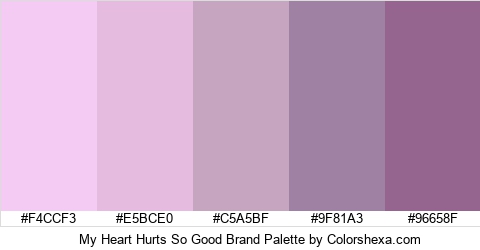 My Heart Hurts So Good Brand Colors Logo