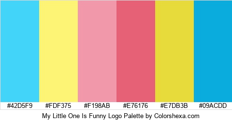 My Little One Is Funny Logo Colors Logo