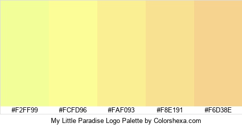 My Little Paradise Logo Colors Logo