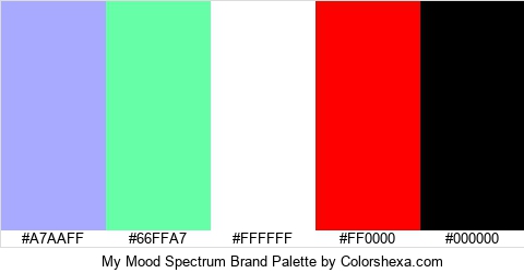 My Mood Spectrum Brand Colors Logo